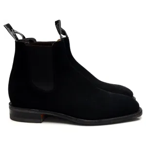 'Comfort Craftsman' Black Suede Chelsea Boot UK 8 G
