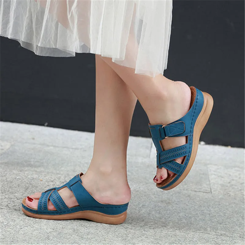 Comfort Soft Wedge Heel Beach Sandals for Women