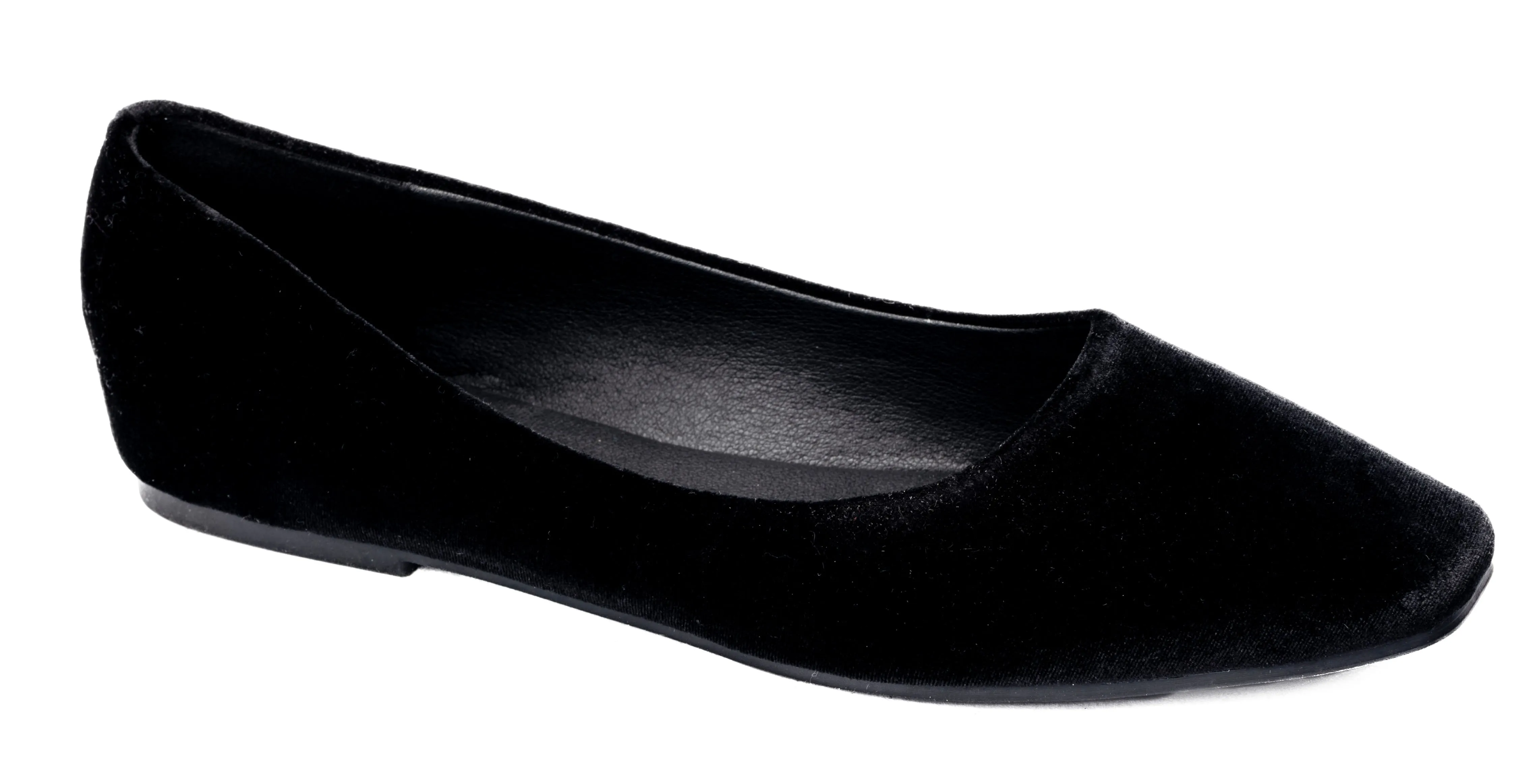 Corky's Black Velvet Ballet Flats