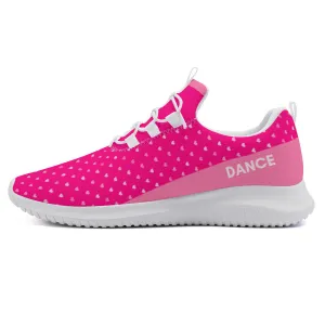 Dance sneakers - Hearts - Pink