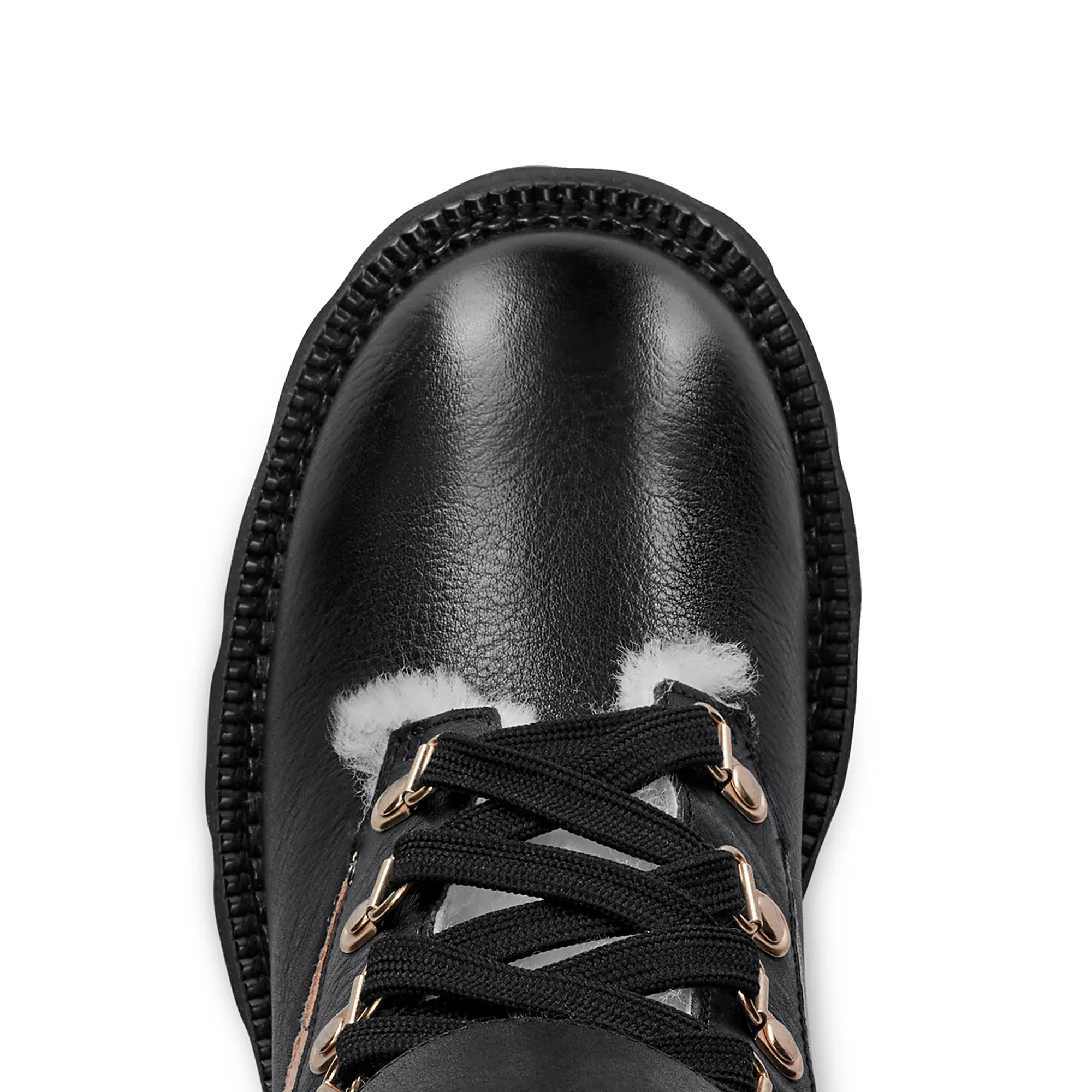 Dany Black & Tan Leather Booties