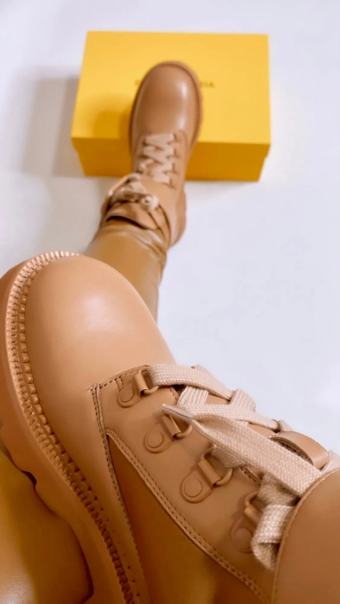 Dany Tan Leather Booties