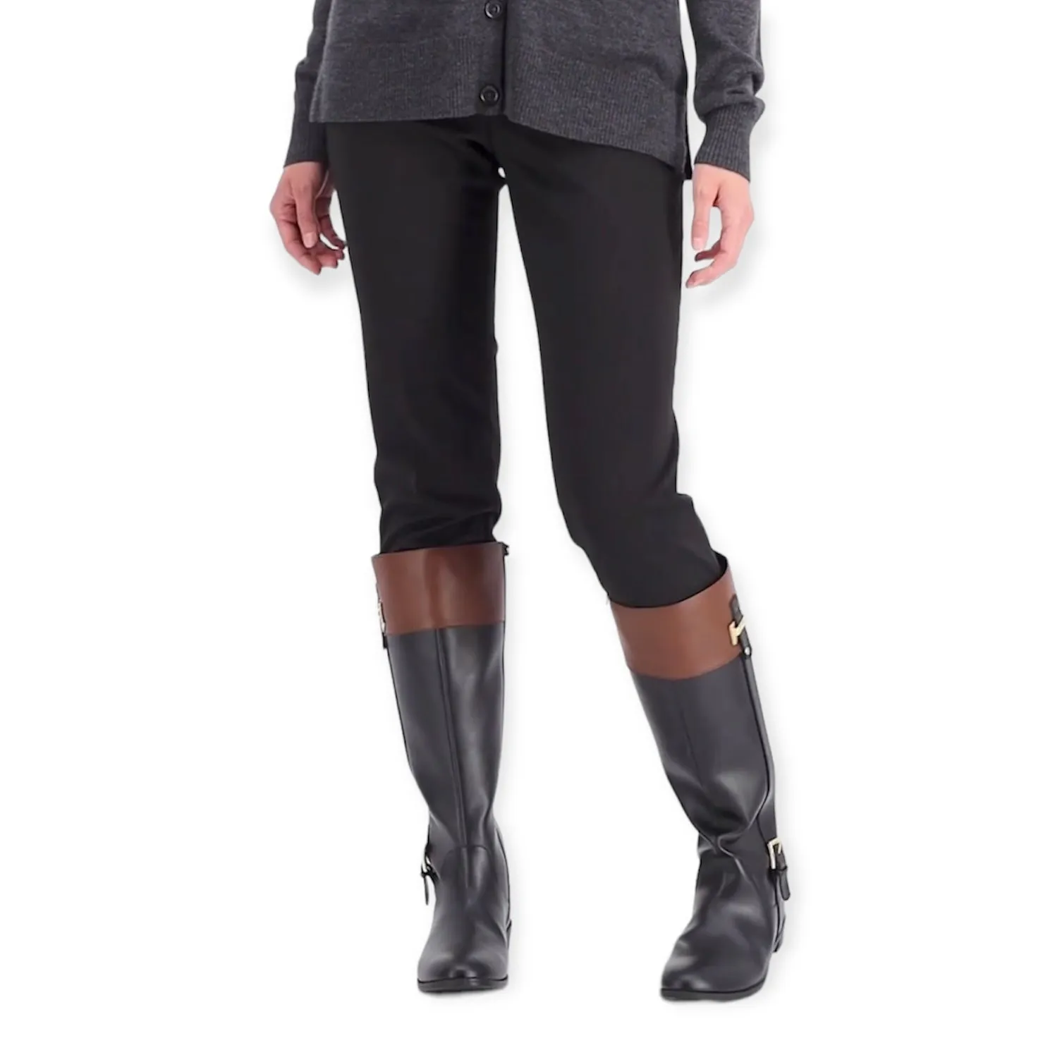 DELIEE2 Women's Knee High Riding Boots