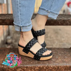 Delightful Wedges - Black