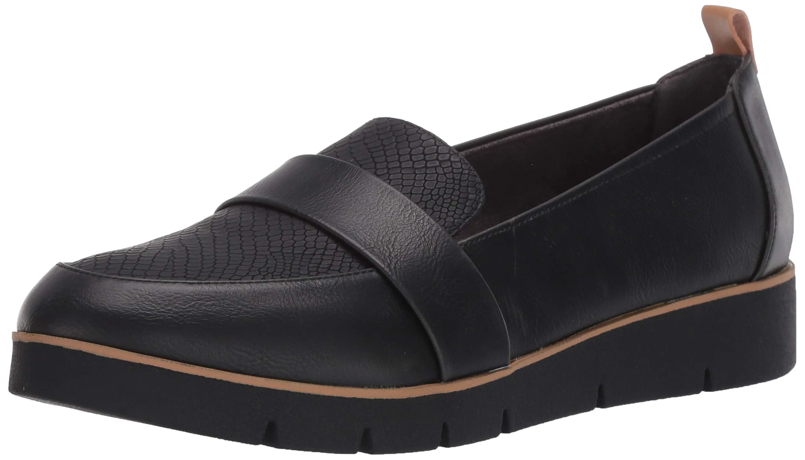 Dr. Scholl's Shoes Women's Webster Slip On Loafer, Black, 9.5 Wide US