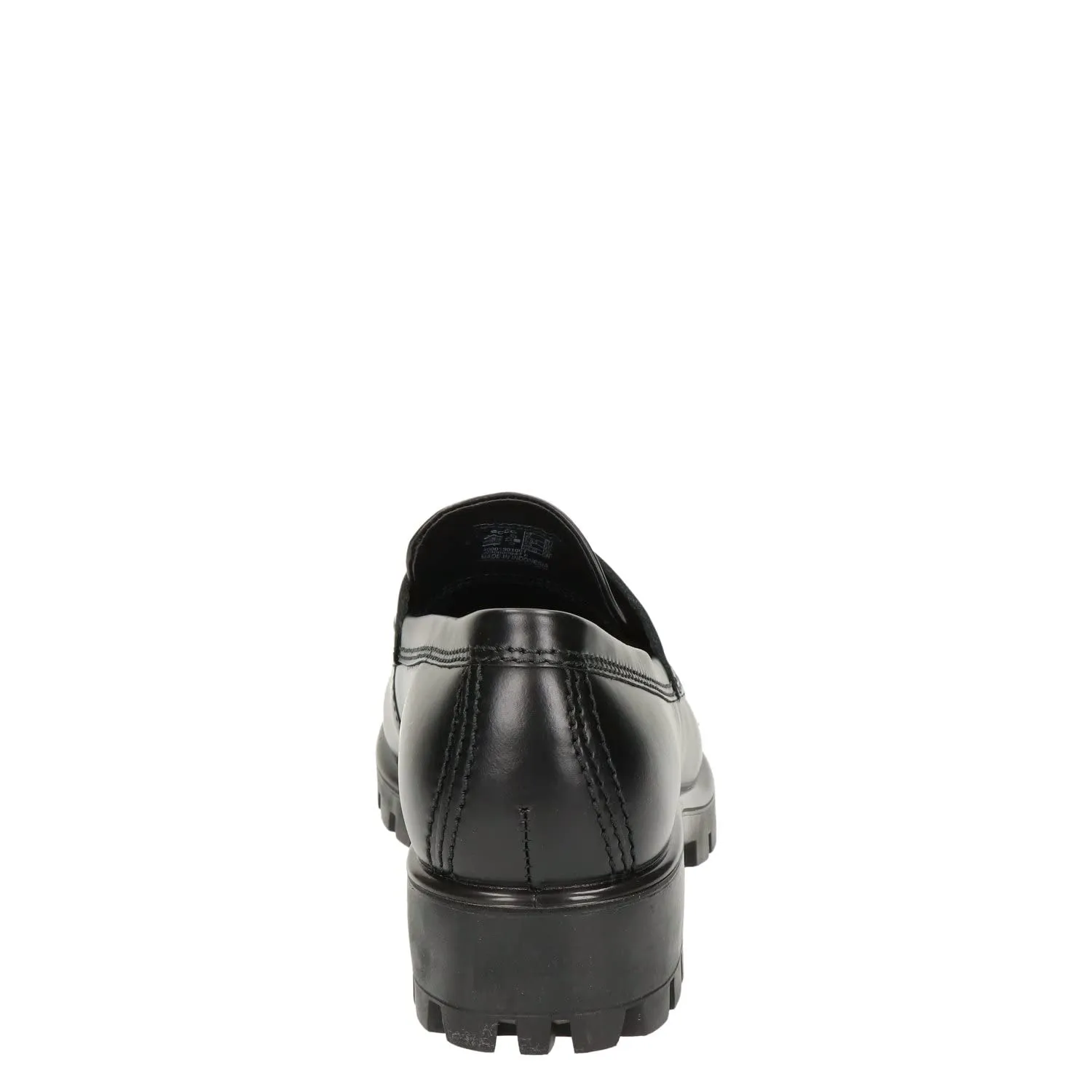 ECCO Women's Modtray Penny Loafer, Black, 8-8.5