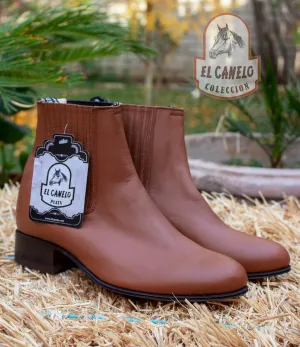 EL CANELO MENS LEATHER CHELSEA BOOTS BOTIN CHARRO ID227