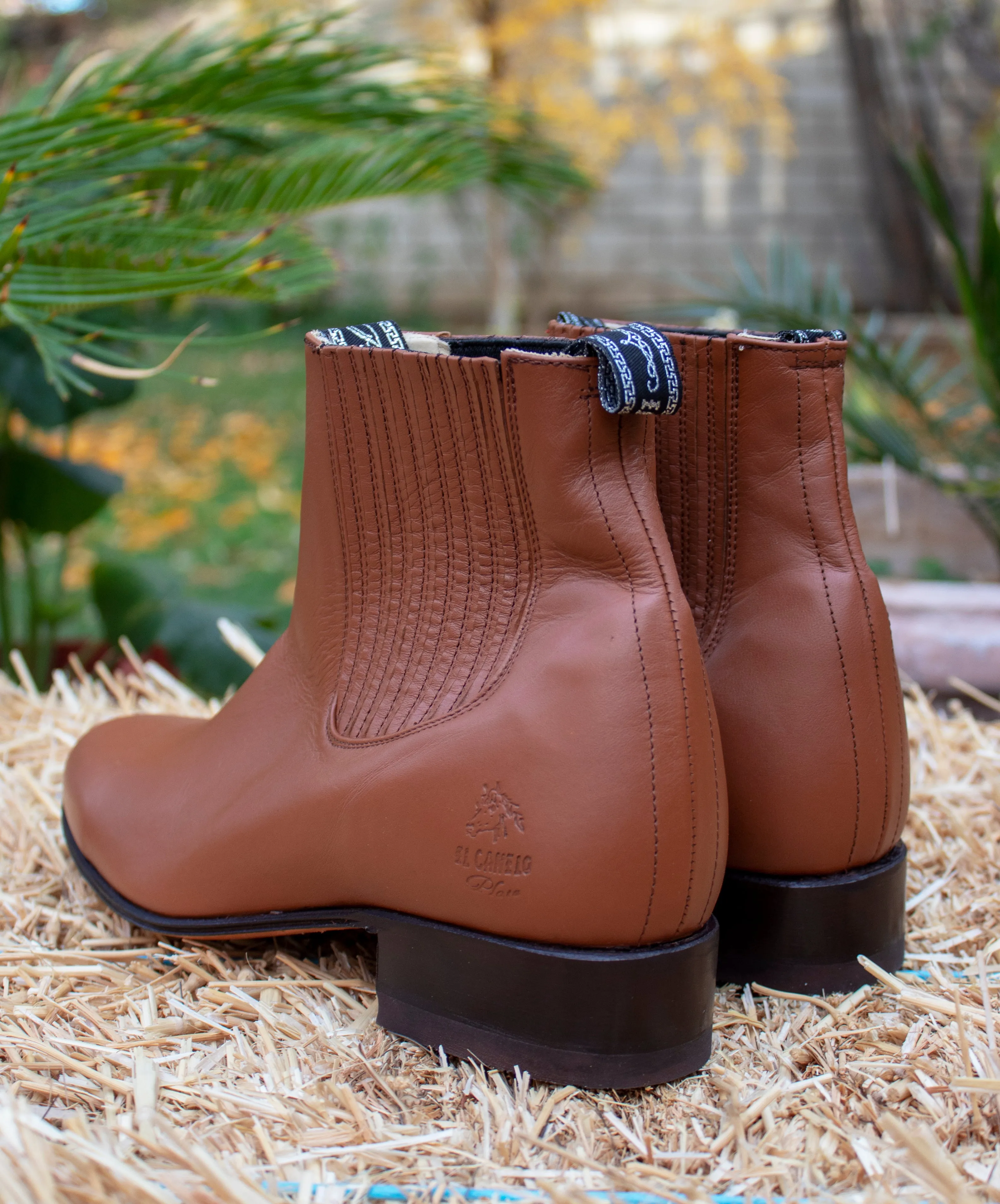 EL CANELO MENS LEATHER CHELSEA BOOTS BOTIN CHARRO ID227