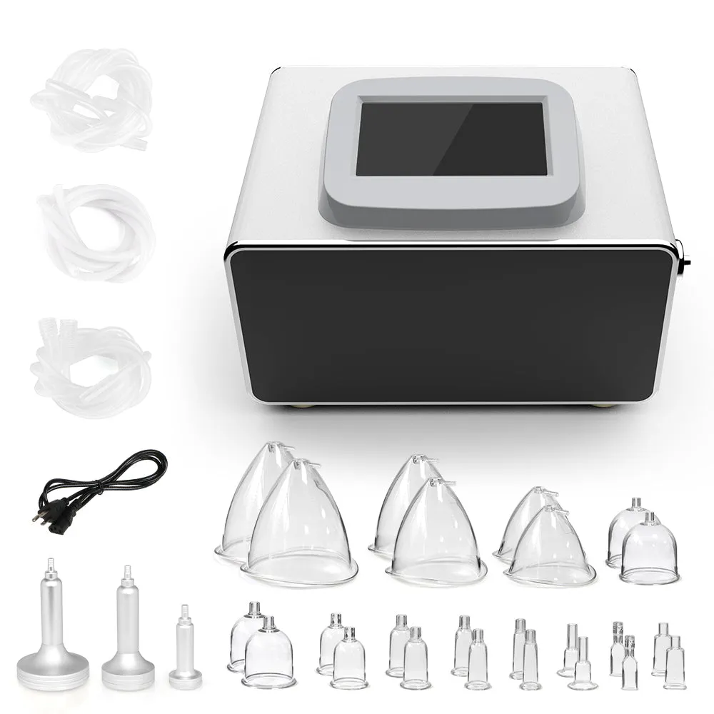 Electric Breast Enhance Massage Therapy - Lymph Detox Vacuum Breast Enlarger Suction Pump Machine - Face and Body Massager