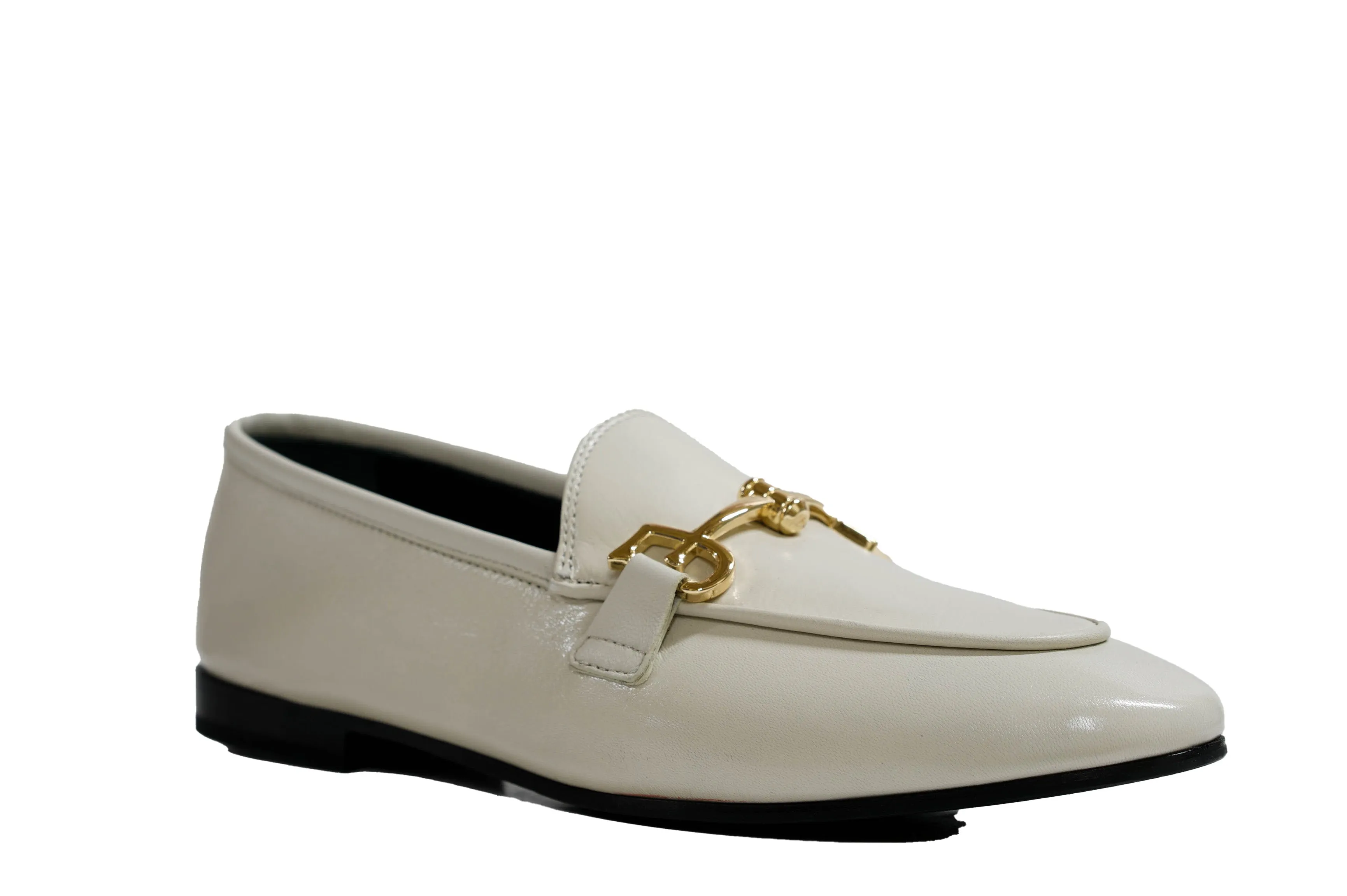 Fabi Women’s White Chain Leather Loafer FD7967C 40% OFF