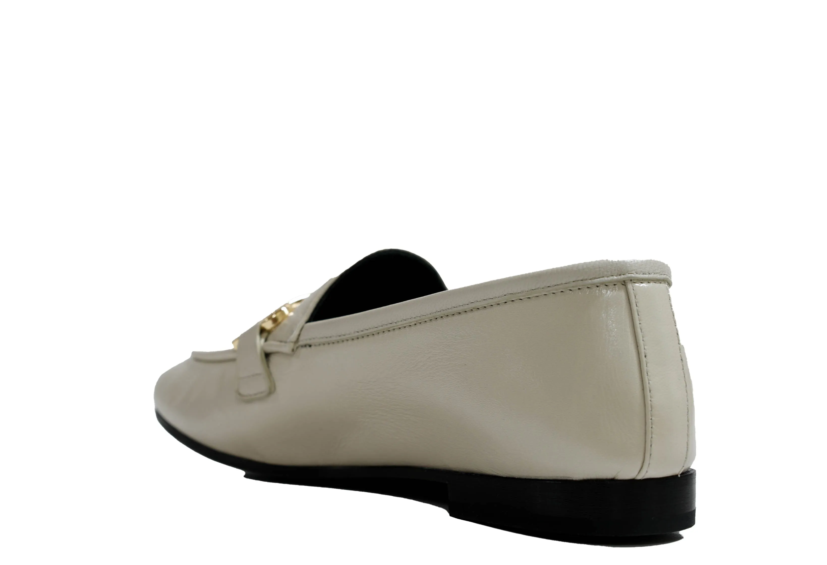 Fabi Women’s White Chain Leather Loafer FD7967C 40% OFF