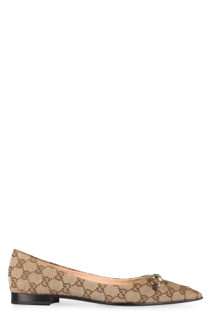 Fabric ballet flats