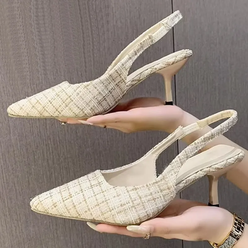 Fashion Versatile Heel Concise Modern Sandals for Women