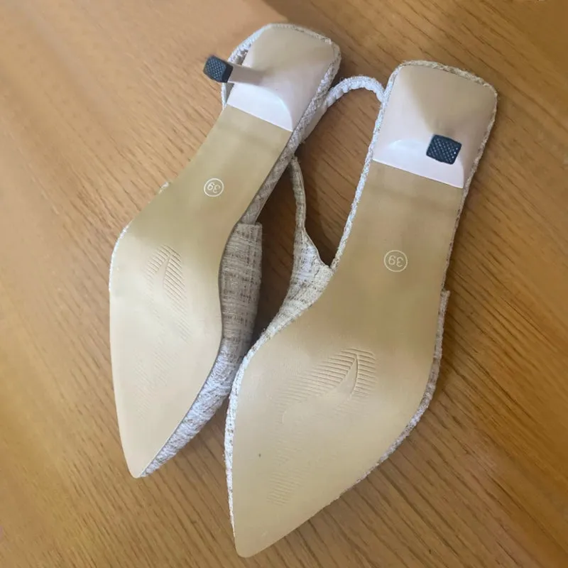 Fashion Versatile Heel Concise Modern Sandals for Women