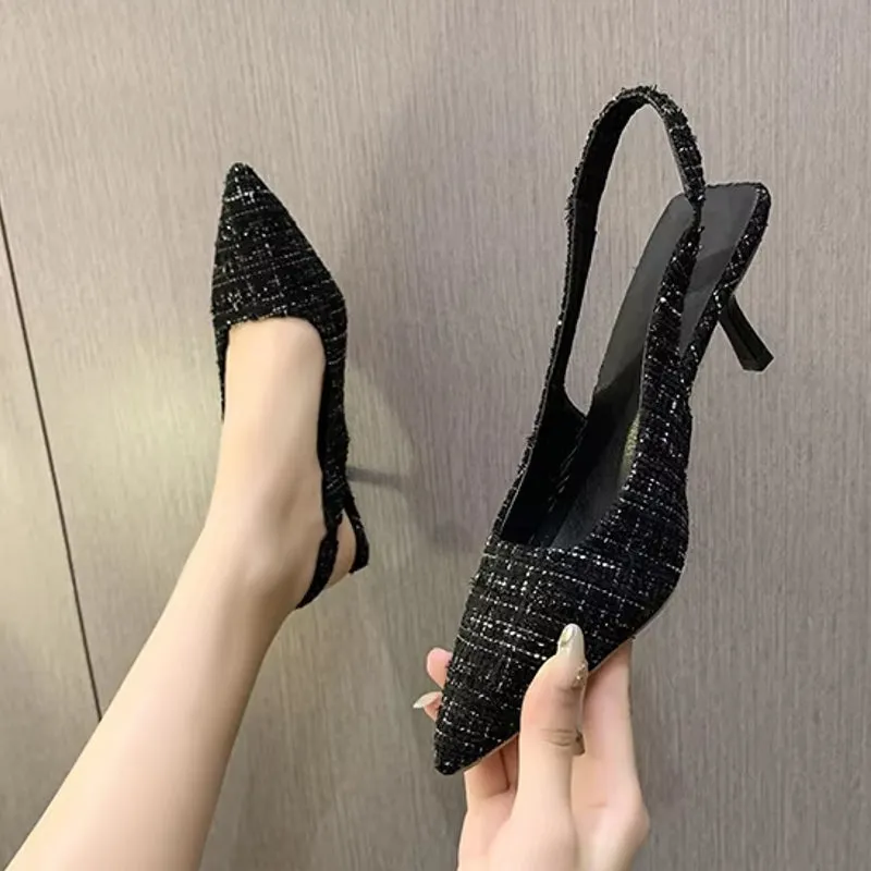 Fashion Versatile Heel Concise Modern Sandals for Women