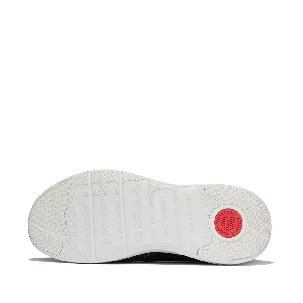 FitFlop Super-Q Knit Ballet Flats - Black / Silvereen