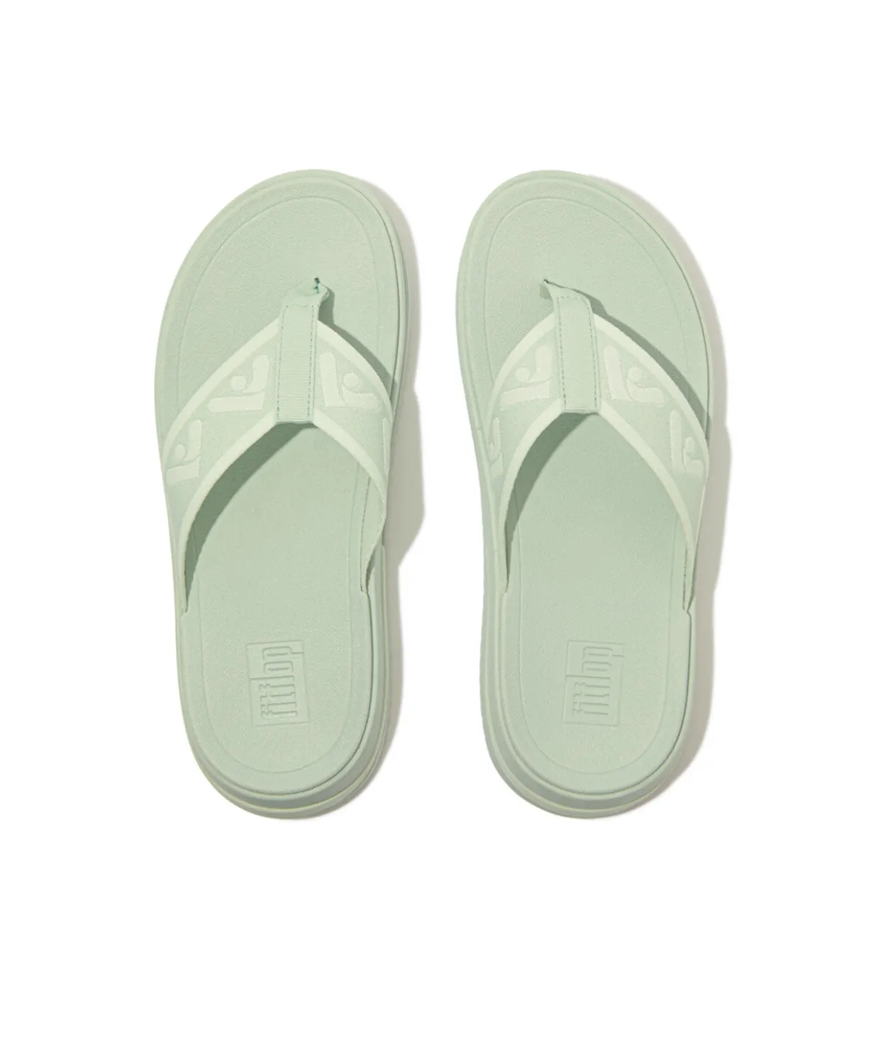 Fitflop Surff Webbing Toe Post Sandals Sage Brush