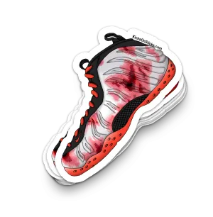 Foamposite "Thermal Map" Sneaker Sticker