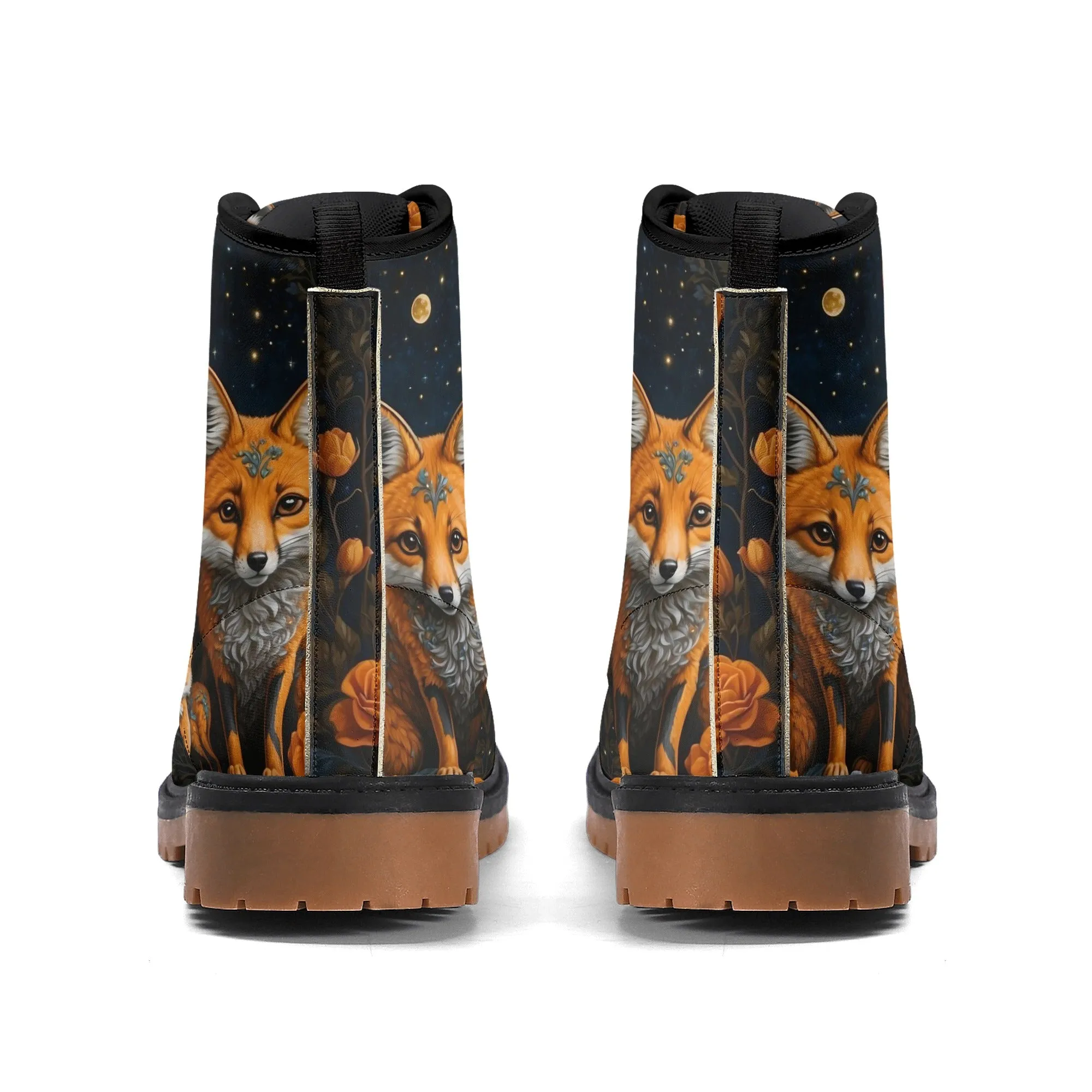 Fox Family Womens Luxe Woodland Combat Boots