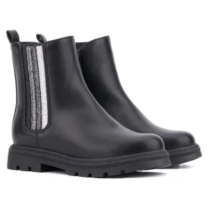 Girl's Half Moon Combat Boot