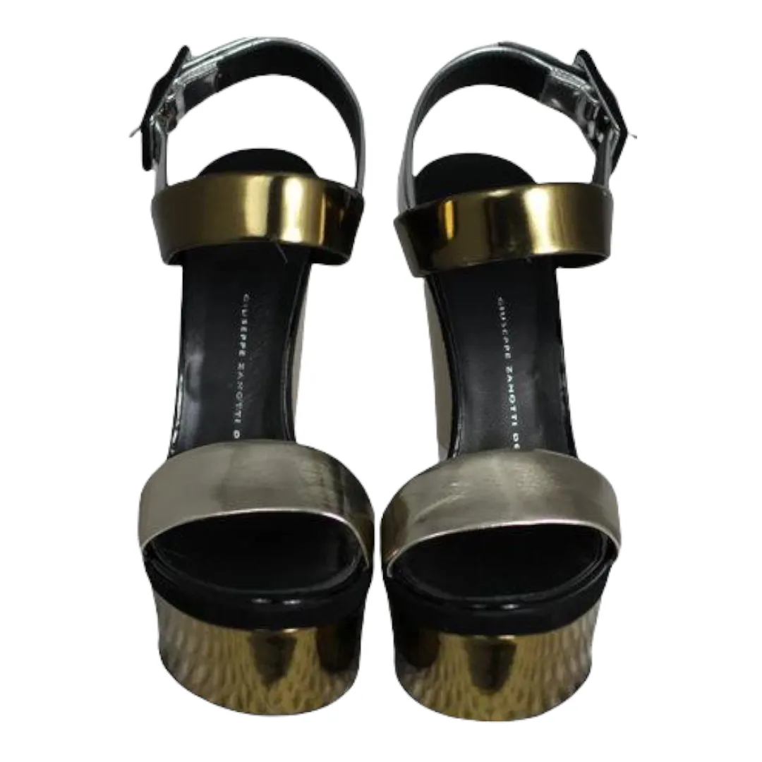 Giuseppe Zanotti Gold Wedge Platform Sandal