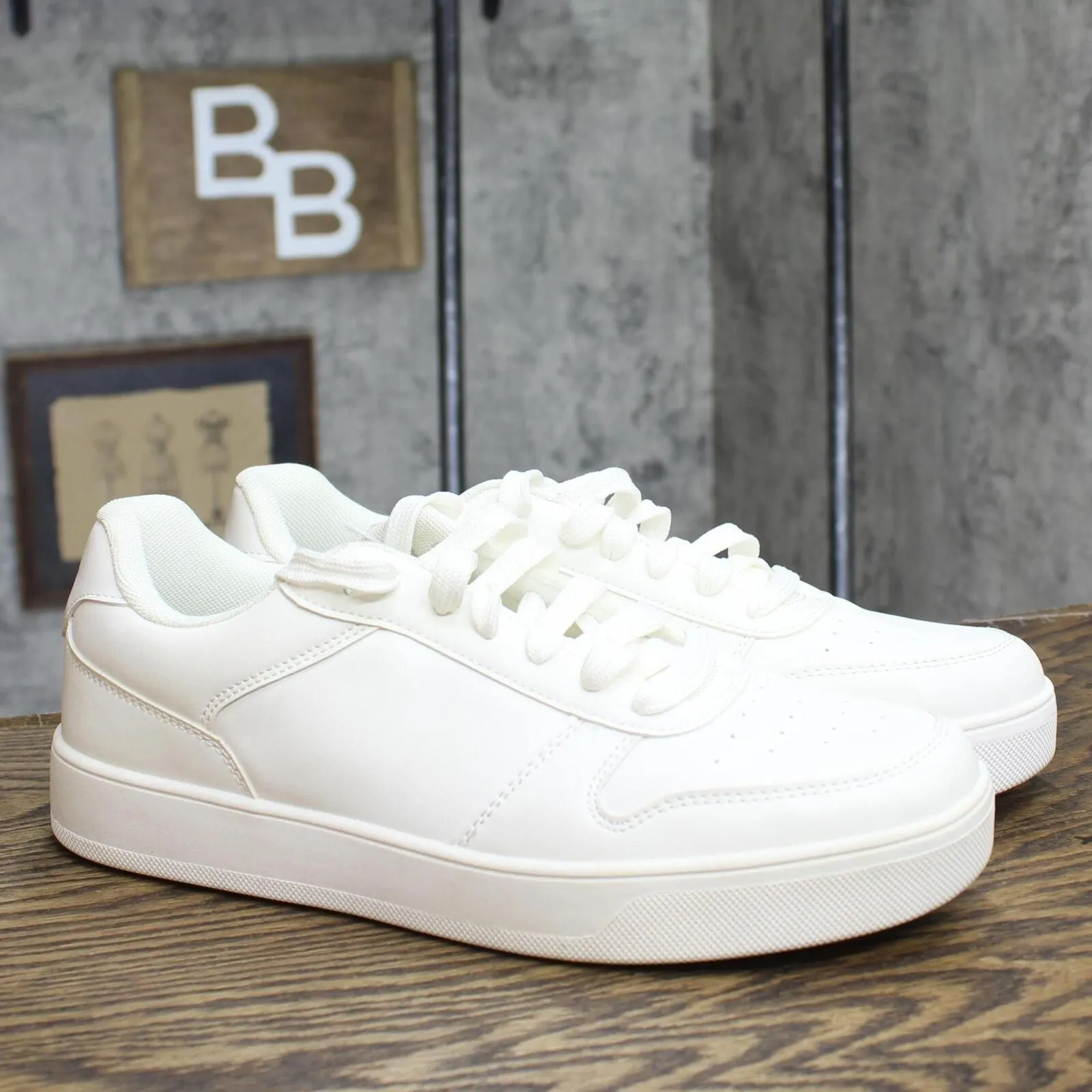 Goodfellow & Co Mens Levi Casual Court Sneakers 88082723 White 9.5M