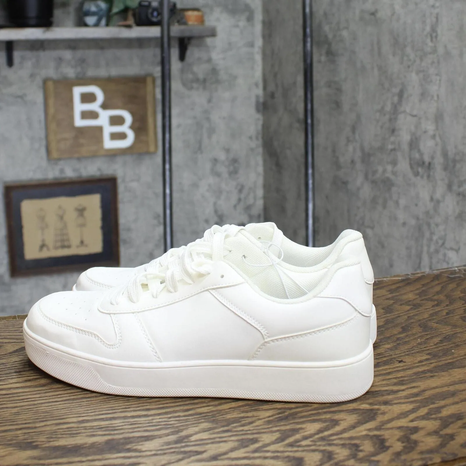 Goodfellow & Co Mens Levi Casual Court Sneakers 88082723 White 9.5M