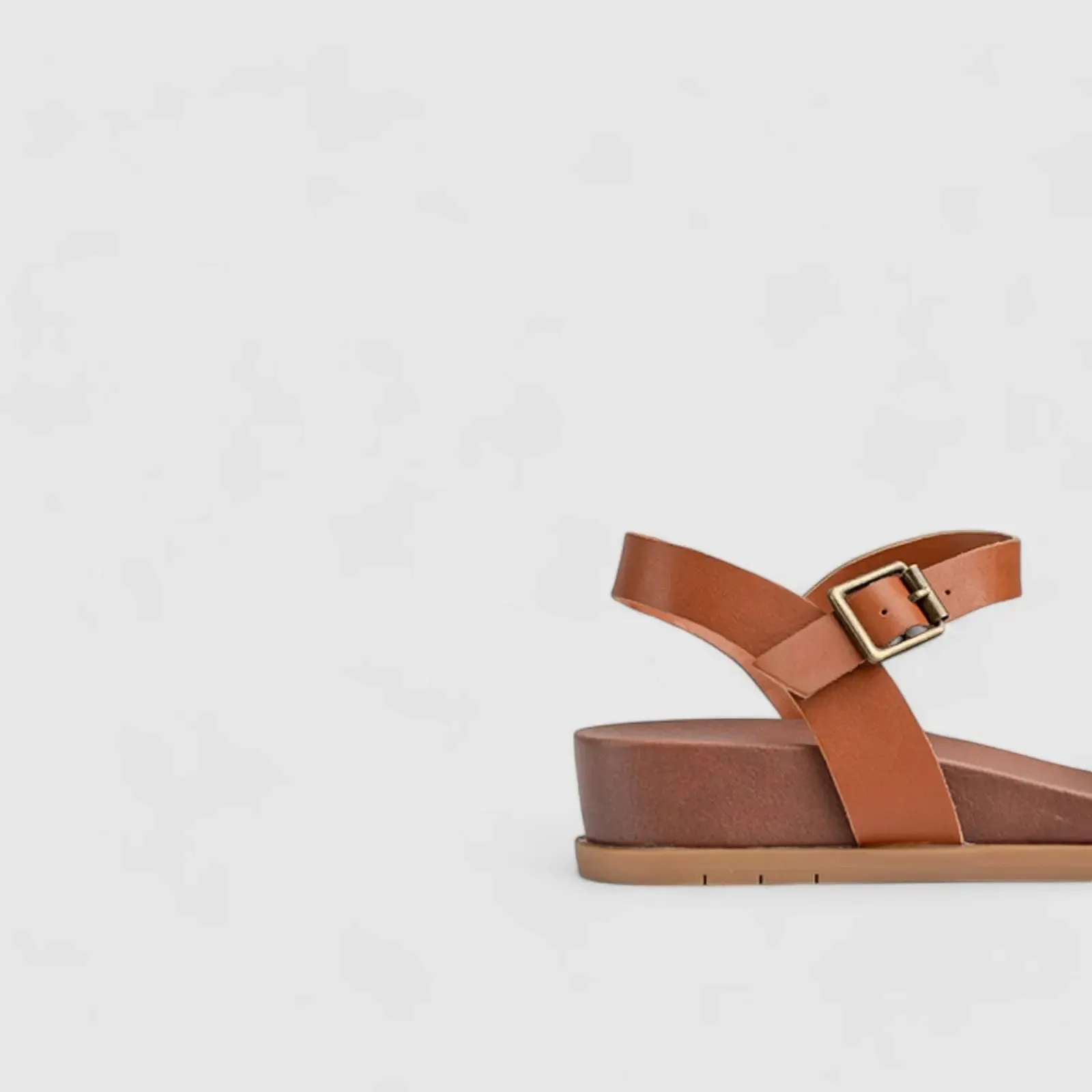 Graice Comfort Wedge Sandal Tan 01372