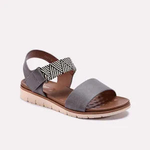 Gray Casual Sandals 0421524