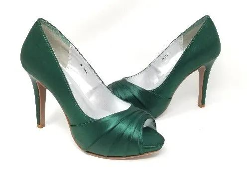 Green Wedding Shoes - Hunter Green Bridesmaids Shoes