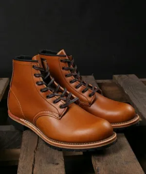 Handmade Tan Leather Casual Boots for Men, Ankle High Design
