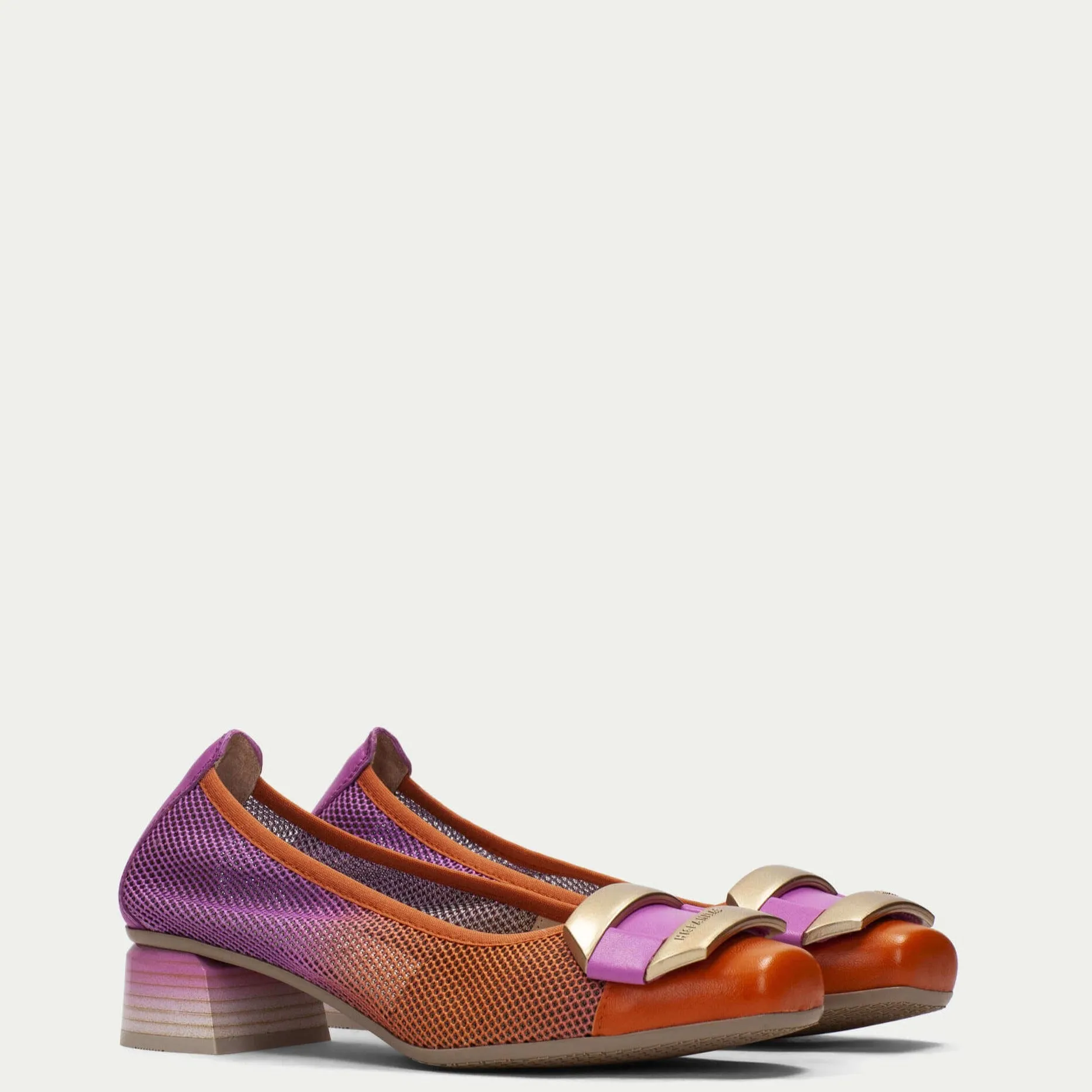 Hispanitas Pink Ombre Leather Pumps