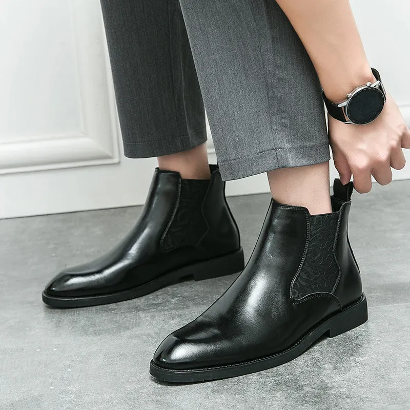 INSTOCK - Carved Chelsea boots