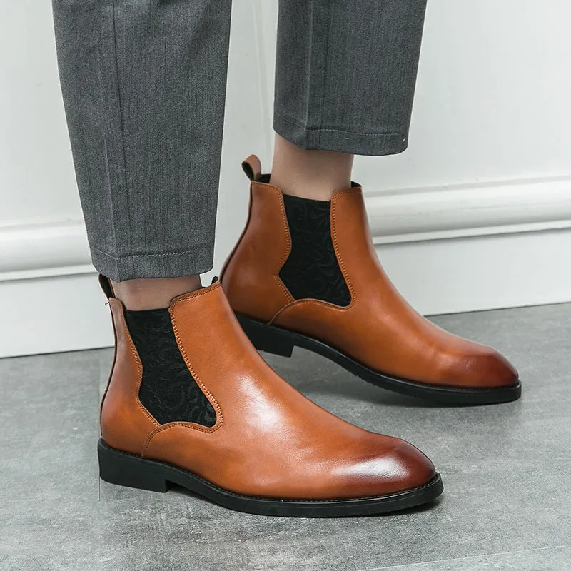 INSTOCK - Carved Chelsea boots