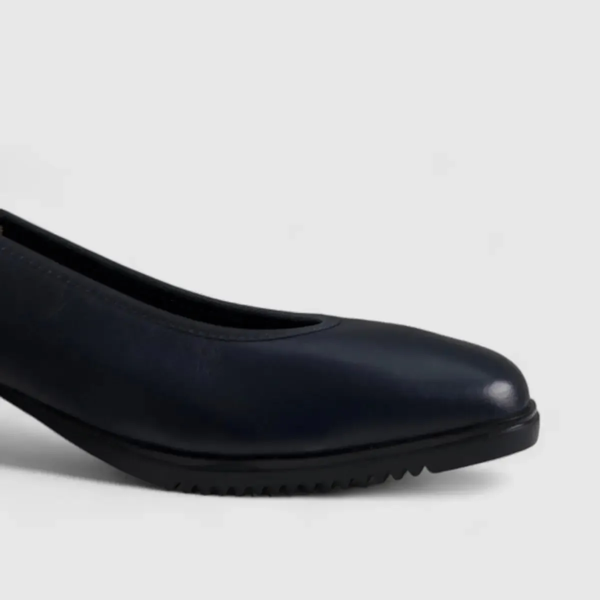 Isabella Comfort Block Heel Court Navy 01357/2
