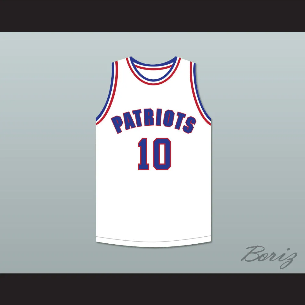 Jacob 10 Will Foster High School Patriots White Basketball Jersey The Red Sneakers