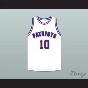 Jacob 10 Will Foster High School Patriots White Basketball Jersey The Red Sneakers