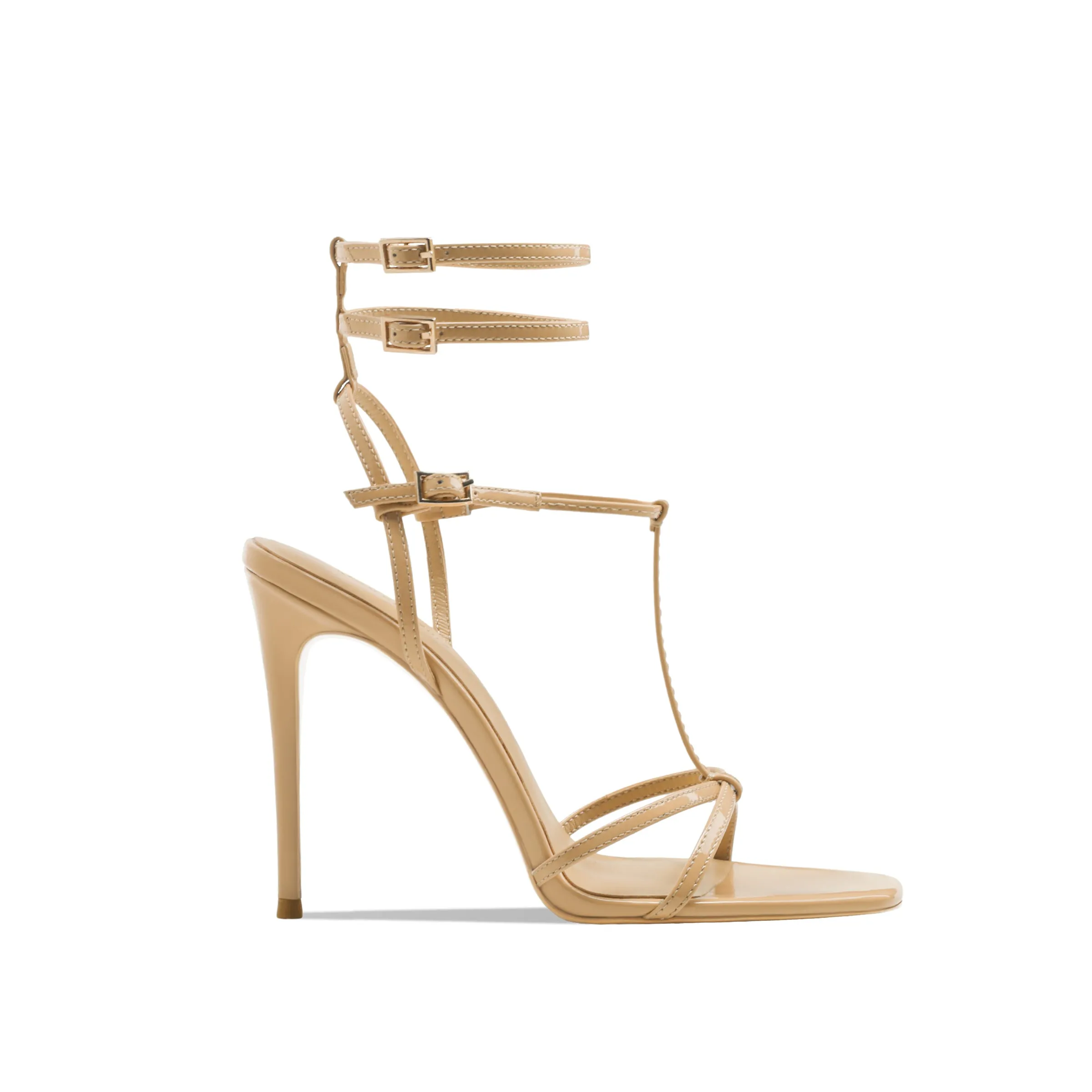 Jessica Nude Heeled Sandals
