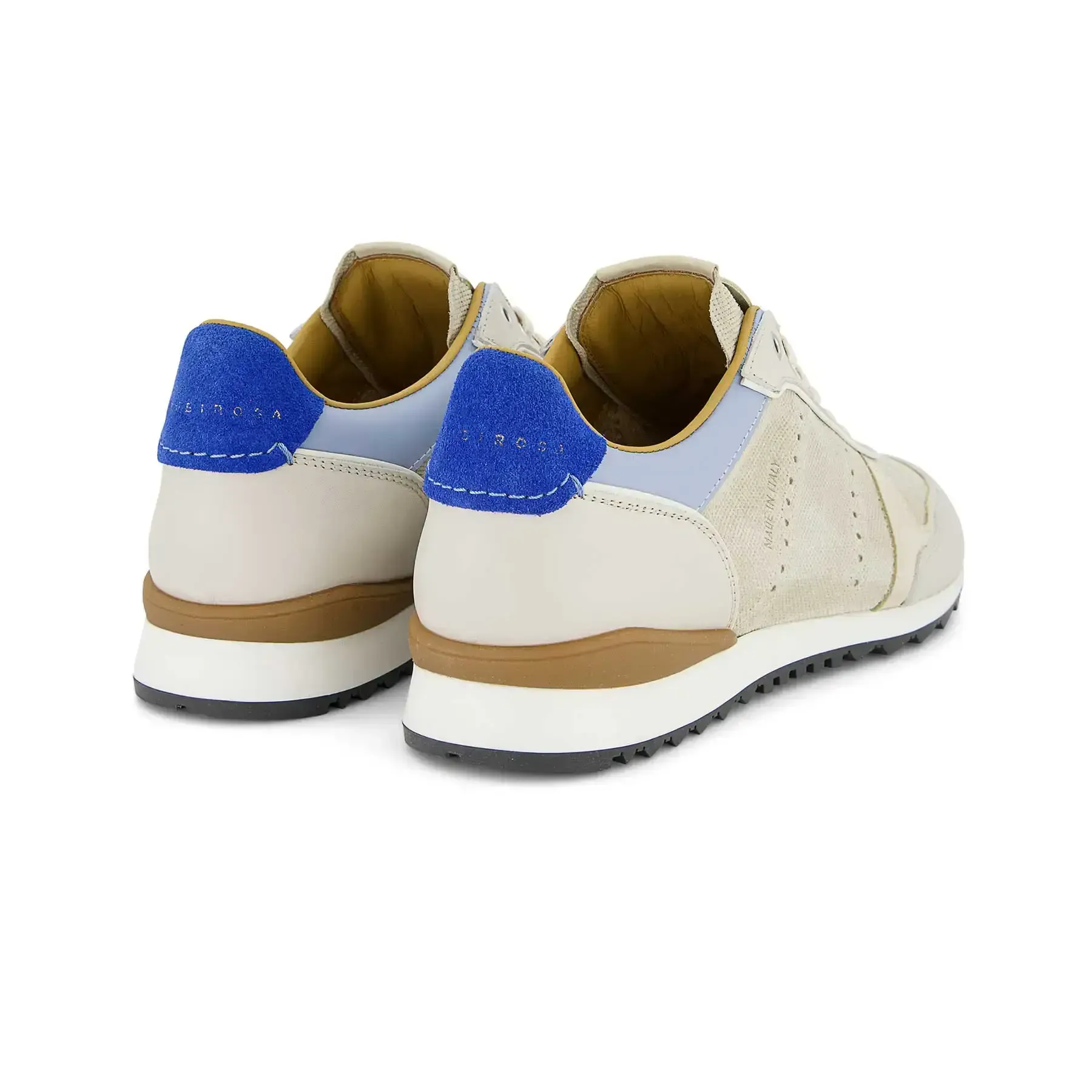 JOAN MEN'S SUEDE AND LEATHER SNEAKER - BEIGE