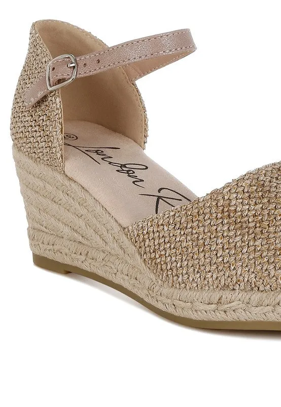 Kalista Raffia Woven Wedge Sandals
