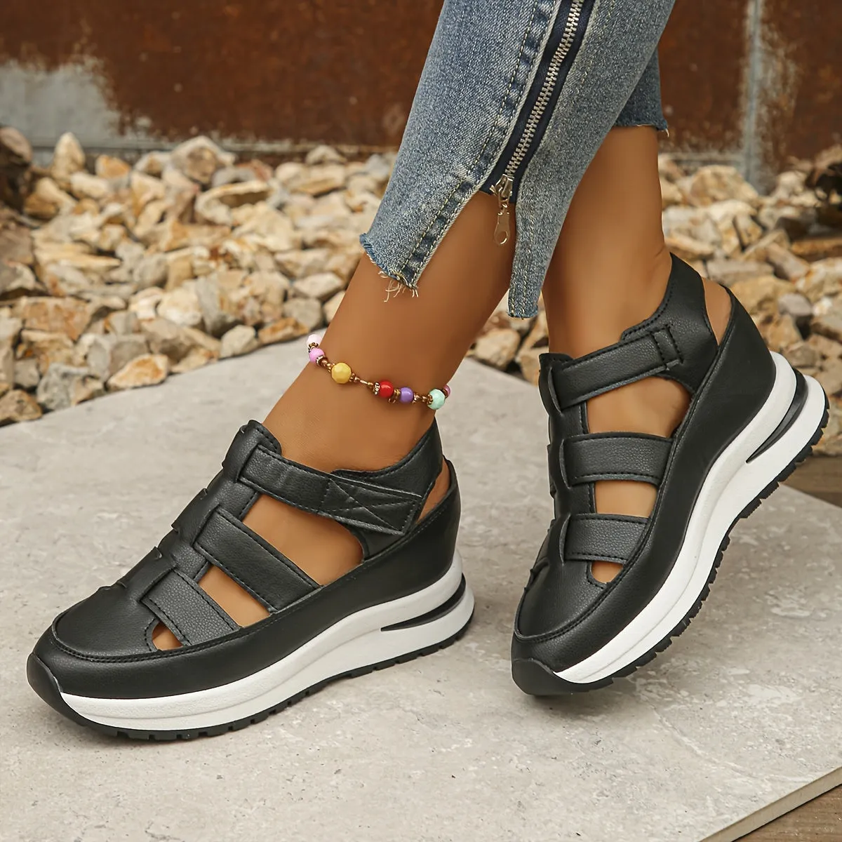 Kelley - Casual leather orthopedic sandals