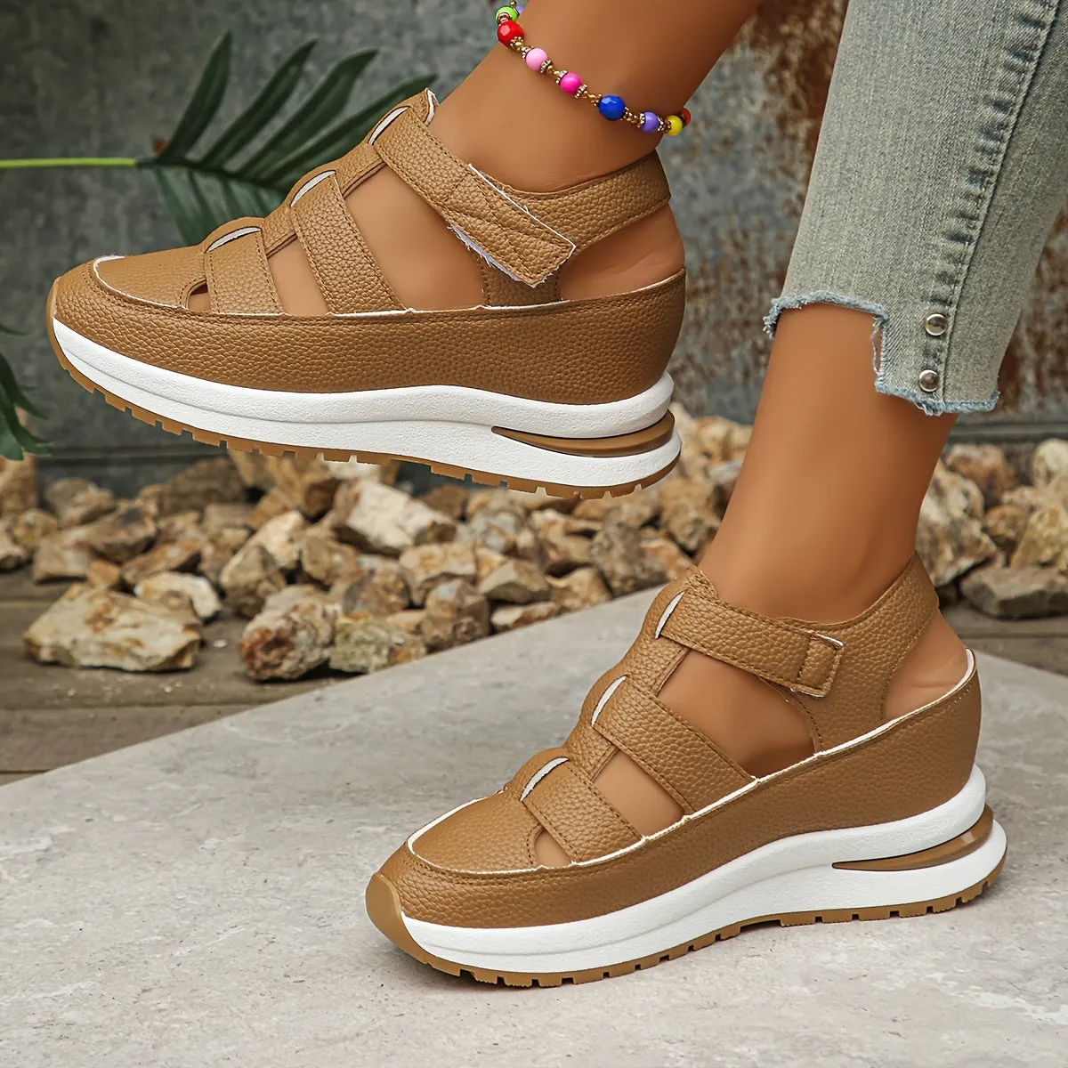 Kelley - Casual leather orthopedic sandals