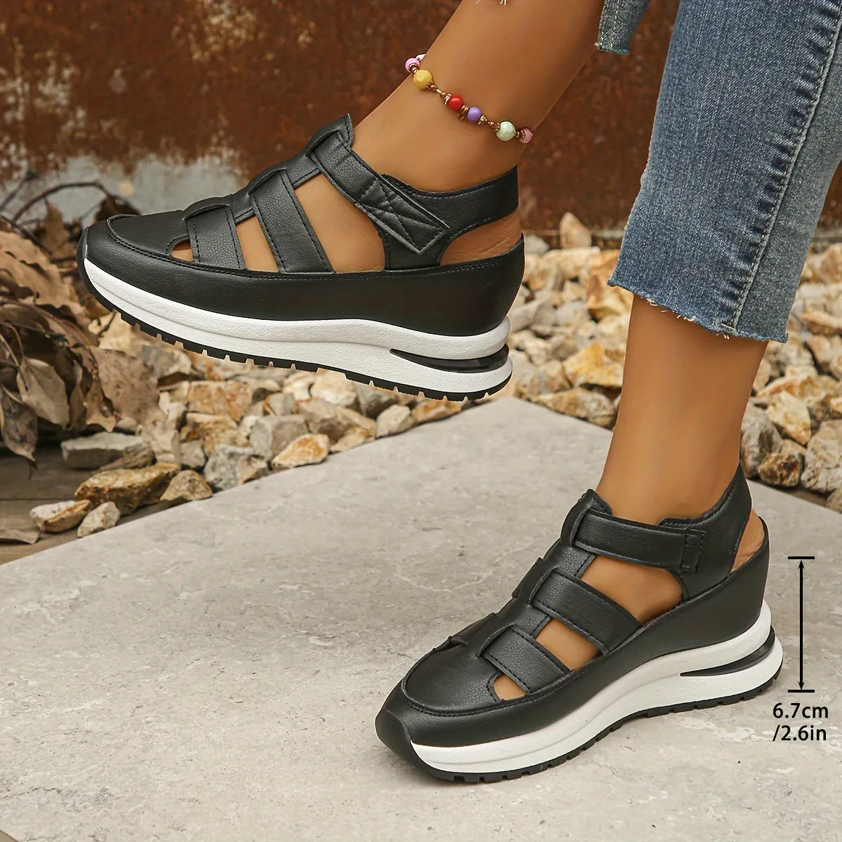 Kelley - Casual leather orthopedic sandals