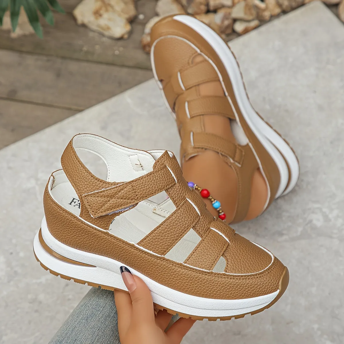 Kelley - Casual leather orthopedic sandals