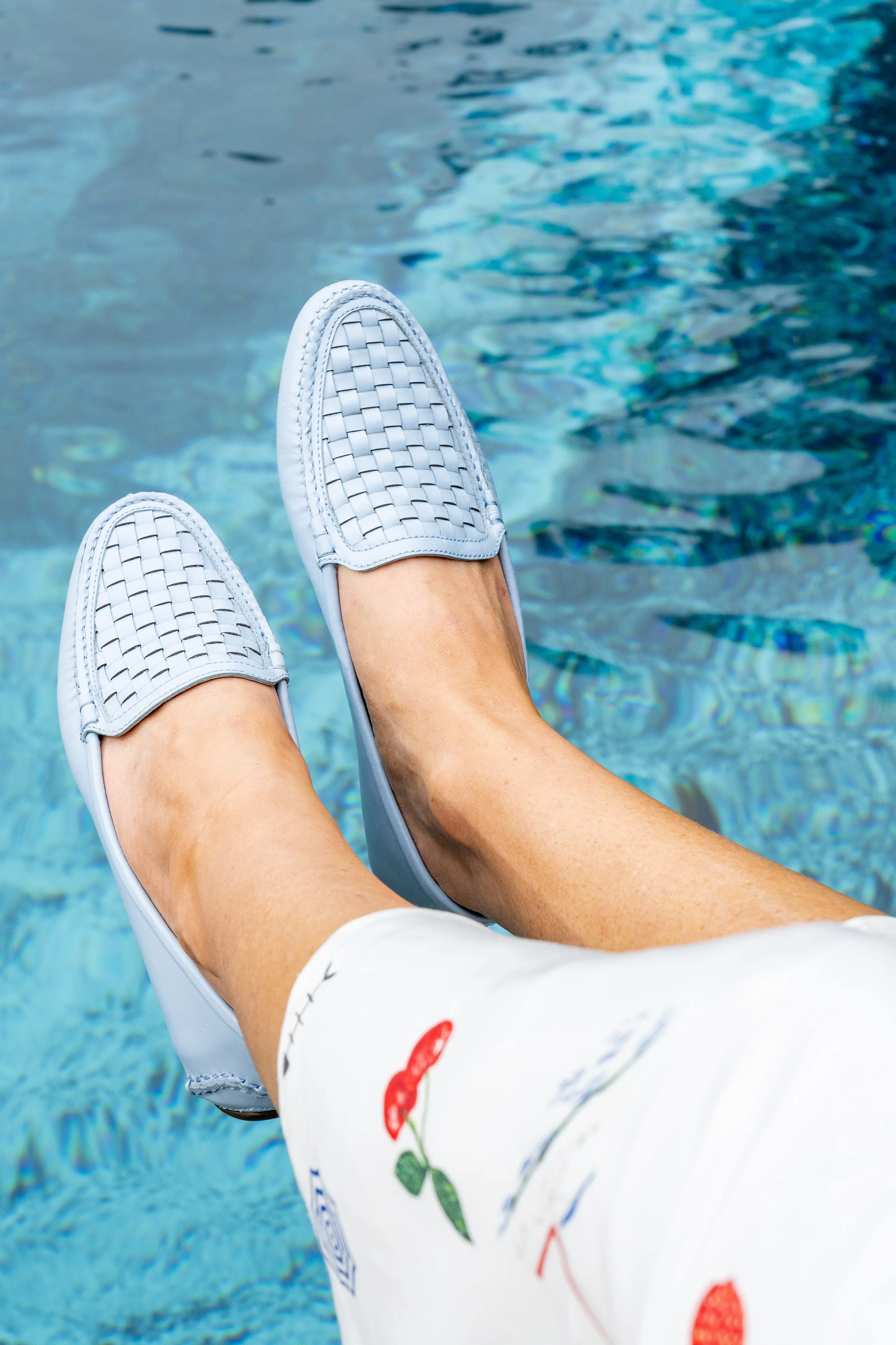 Kelly Woven Driving Moccasin