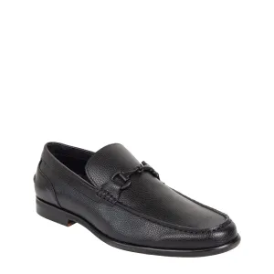 Kenneth Cole REACTION Men's Crespo Loafer with Bit, Black/Black, 11.5 M