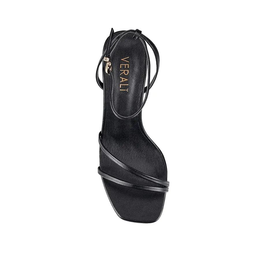 Kimmy Slim Strappy Heels- Black