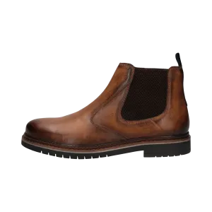 Leder Stiefel cognac