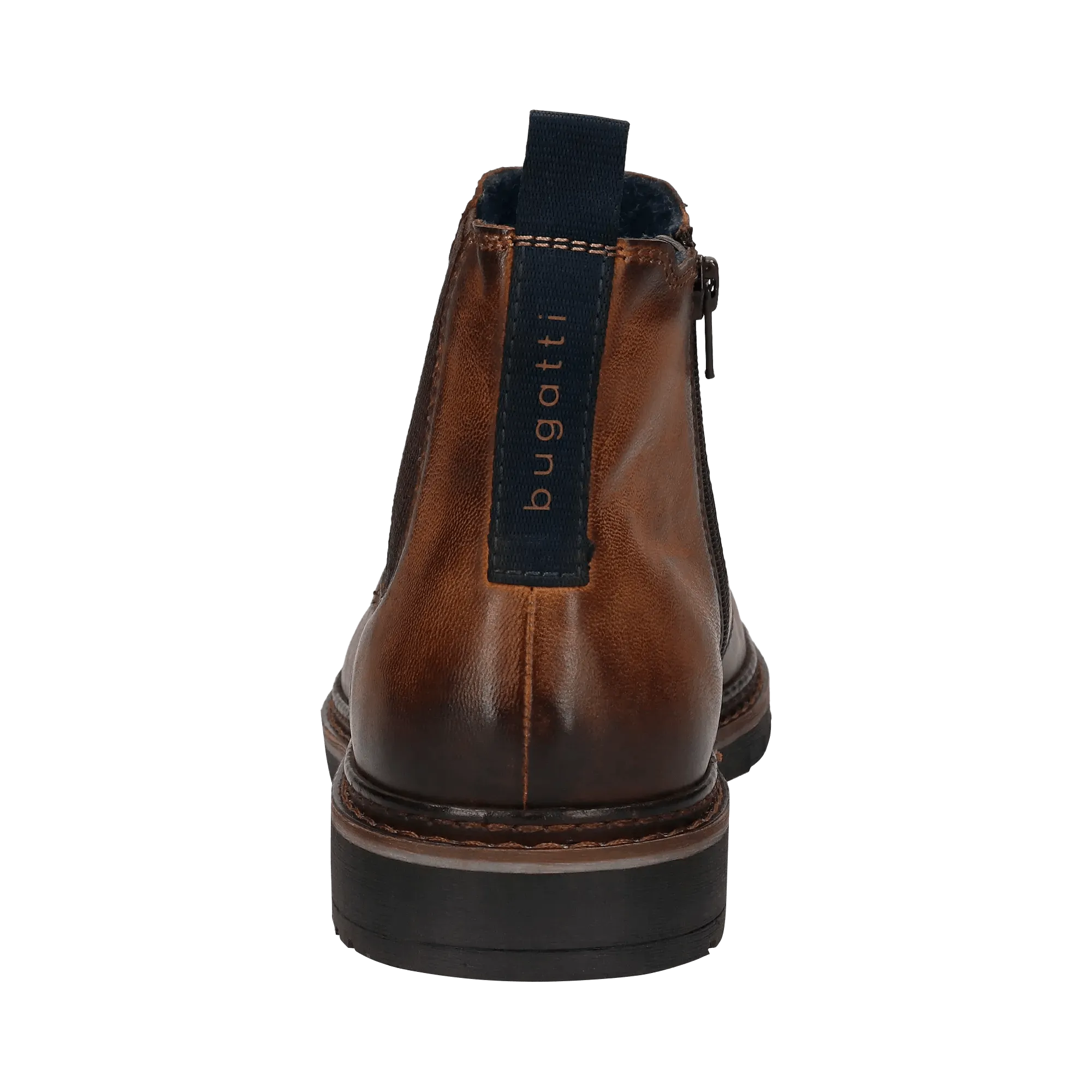 Leder Stiefel cognac