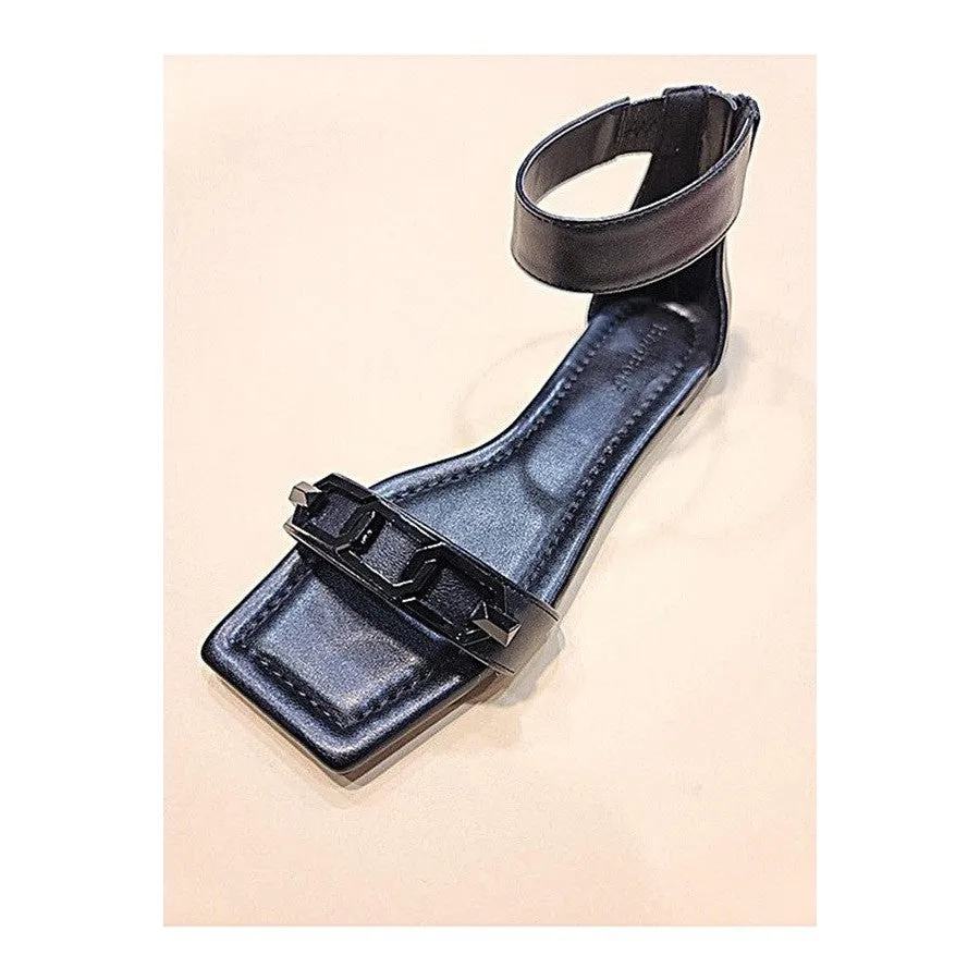 Let's Link Up Sandals in Black